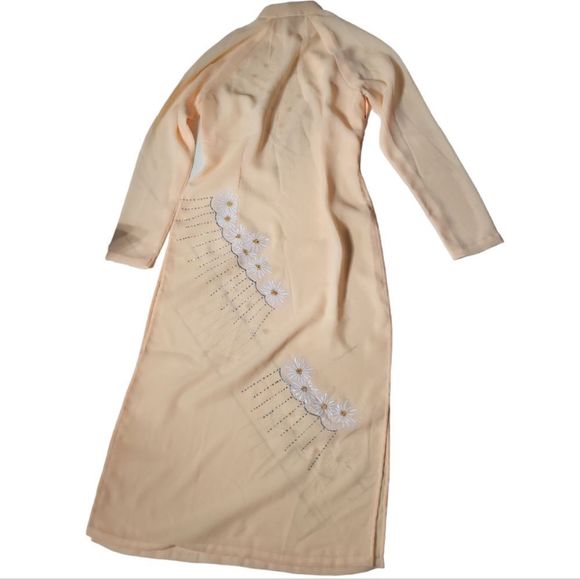 NHA MAY TOAN MY Vietnam Dressmaker Attire Handpainted Handmade Pant Set - Picture 8 of 13